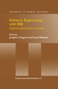 Titelbild: Software Engineering with OBJ 1st edition 9780792377573