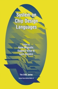 Imagen de portada: System on Chip Design Languages 1st edition 9781402070464