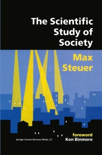 Cover image: The Scientific Study of Society 9781402073212