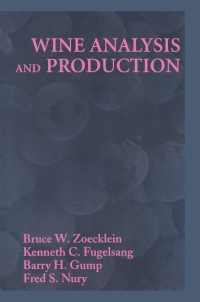 Cover image: Wine Analysis and Production 9780834217010