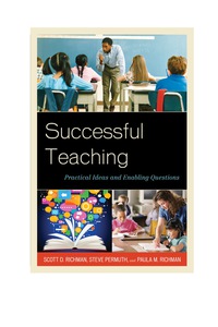 صورة الغلاف: Successful Teaching 2nd edition 9781475801316