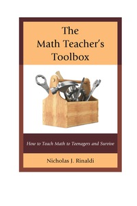 Cover image: The Math Teacher's Toolbox 9781475803532