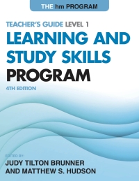 Imagen de portada: The hm Learning and Study Skills Program 4th edition 9781475803860