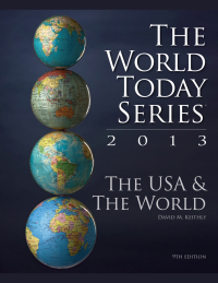 Imagen de portada: The USA and The World 2013 9th edition 9781475804973