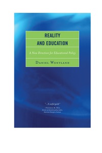 Cover image: Reality and Education 9781475805147