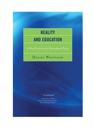 صورة الغلاف: Reality and Education 9781475805147