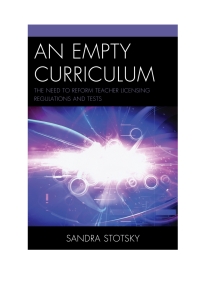 Cover image: An Empty Curriculum 9781475815665