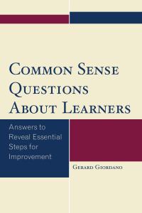 Cover image: Common Sense Questions About Learners 9781475830132