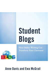 Cover image: Student Blogs 9781475831702