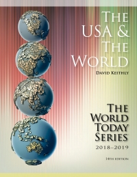 Imagen de portada: The USA and The World 2018-2019 14th edition 9781475841749