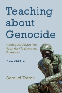 Imagen de portada: Teaching about Genocide 9781475847512