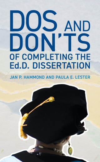 Cover image: Dos and Don'ts of Completing the Ed.D. Dissertation 9781475850109