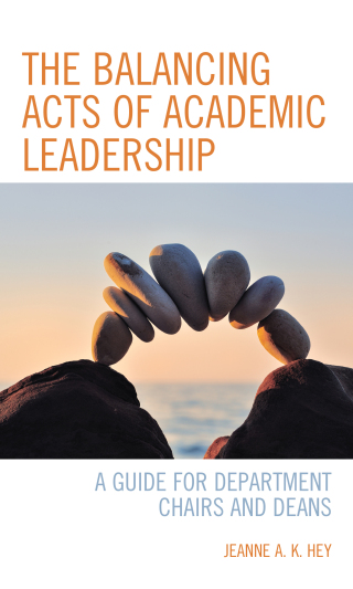 Titelbild: Balancing Acts of Academic Leadership 9781475855005