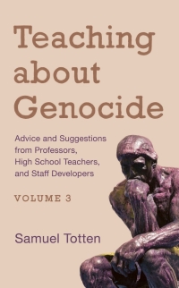 Imagen de portada: Teaching about Genocide 9781475856002