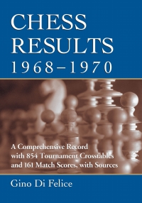 Cover image: Chess Results, 1968-1970 9780786475742