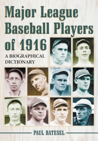 Imagen de portada: Major League Baseball Players of 1916 9780786427826