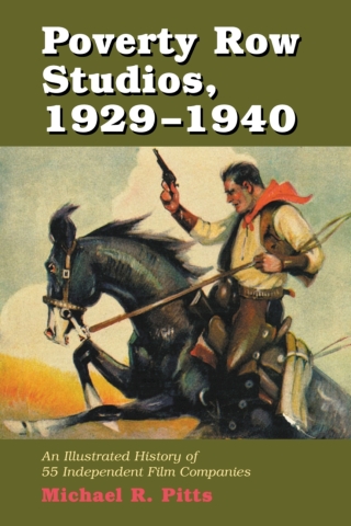 Cover image: Poverty Row Studios, 1929-1940 9780786423194
