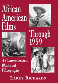 Imagen de portada: African American Films Through 1959 9780786422746