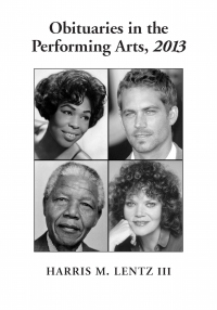 Imagen de portada: Obituaries in the Performing Arts, 2013 9780786476657