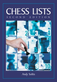 Imagen de portada: Chess Lists, 2d ed. 2nd edition 9780786412969