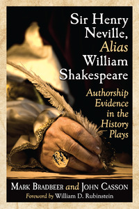 Cover image: Sir Henry Neville, Alias William Shakespeare 9780786494811