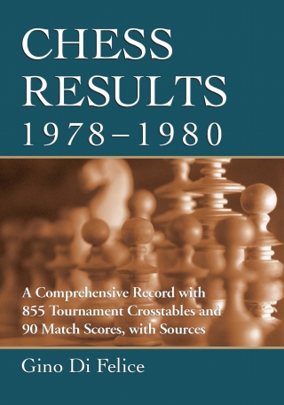 Titelbild: Chess Results, 1978-1980 9780786496563