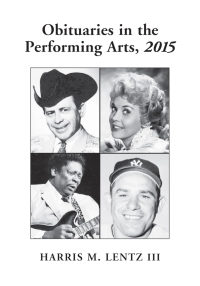 Cover image: Obituaries in the Performing Arts, 2015 9780786476671