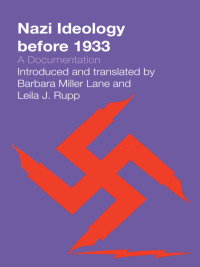 Titelbild: Nazi Ideology before 1933 9781477304457