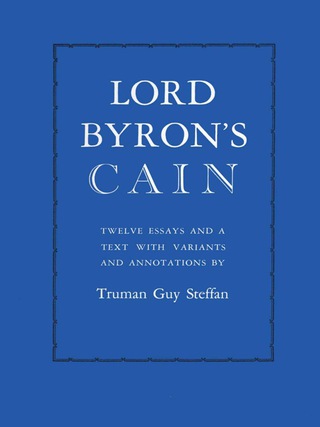 Imagen de portada: Lord Byron's Cain 9780292729889