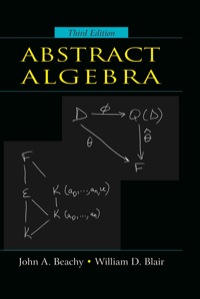 Cover image: Abstract Algebra 3rd edition 9781577664437
