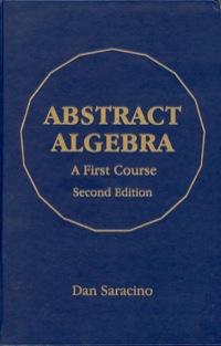 Cover image: Abstract Algebra: A First Course 2nd edition 9781577665366