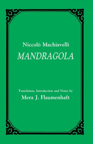 Cover image: Mandragola 9780917974571