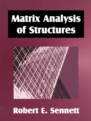 Cover image: Matrix Analysis of Structures 1st edition 9781577661436