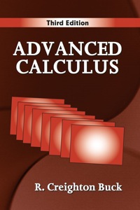 Cover image: Advanced Calculus 3rd edition 9781577663027
