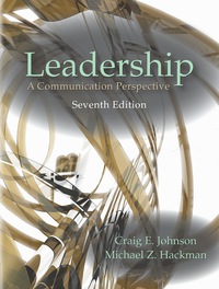 Leadership: A Communication Perspective 7th edition | 9781478635024 ...