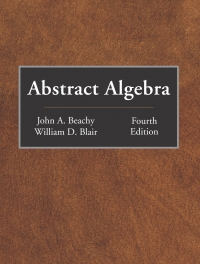 Cover image: Abstract Algebra 4th edition 9781478638698
