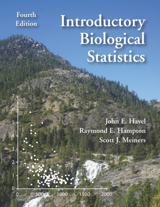 Cover image: Introductory Biological Statistics 4th edition 9781478638186