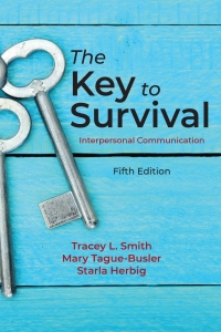 Imagen de portada: The Key to Survival: Interpersonal Communication 5th edition 9781478638650
