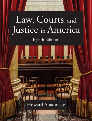 Cover image: Law, Courts, and Justice in America 8th edition 9781478639695