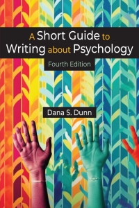 Cover image: A Short Guide to Writing about Psychology 4th edition 9781478652021