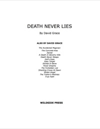 Cover image: Death Never Lies