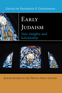 Cover image: Early Judaism 9781479809905