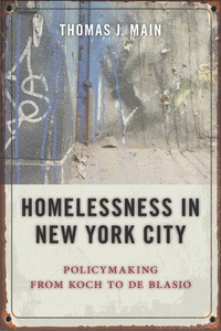 Cover image: Homelessness in New York City 9781479846870