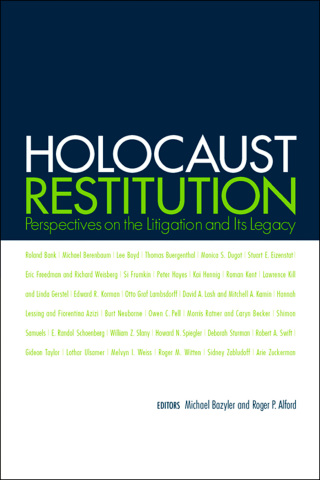 Imagen de portada: Holocaust Restitution 9780814799437