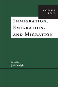 Imagen de portada: Immigration, Emigration, and Migration 9781479860951