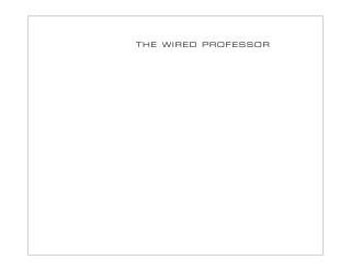 Imagen de portada: The Wired Professor 9780814747254