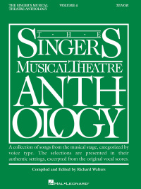Immagine di copertina: Singer's Musical Theatre Anthology - Volume 4 9781423400257