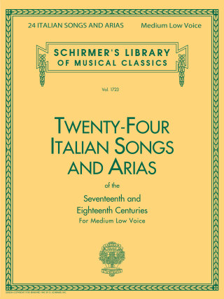 Cover image: 24 Italian Songs & Arias - Medium Low Voice (Book only) 9780793525546