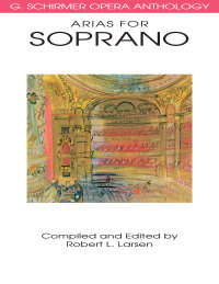 Cover image: Arias for Soprano 9780793504008