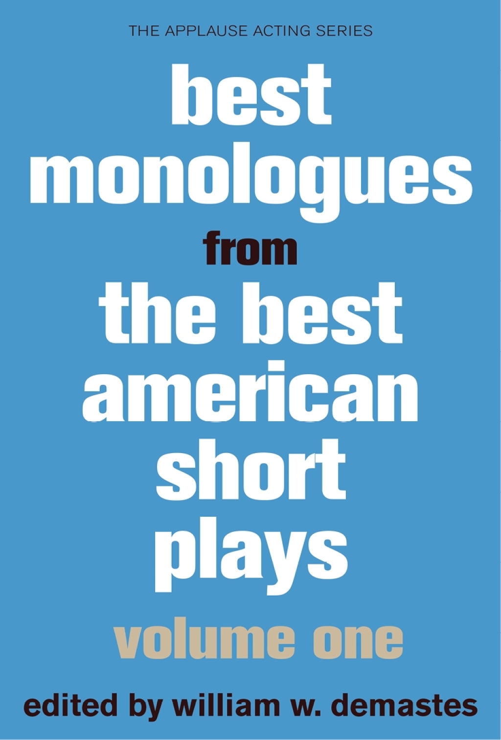 Best Monologues from Best American Short Plays